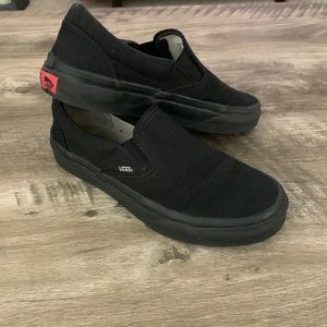 All black Vans